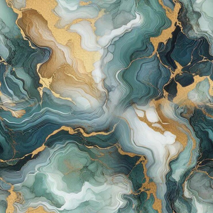 Vetor padrão de fundo sem costura arte de mármore líquido