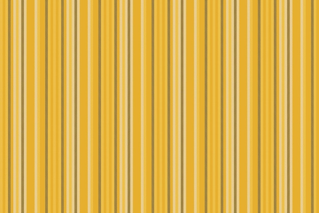 Vetor padrão de fundo vetorial de faixa de textura sem costura com tecido vertical de linhas têxteis em cores âmbar e brancas