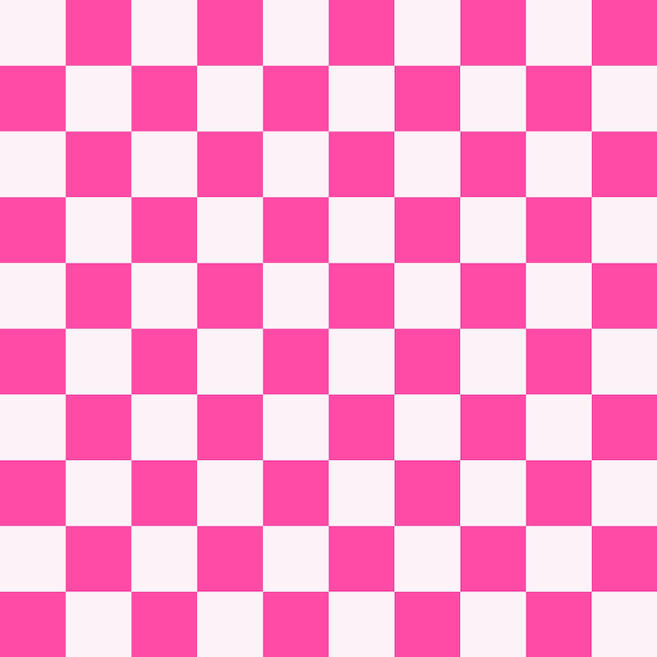 Vetor padrão de grade quadrada branca e rosa sem costura para fundo art design xadrez rosa