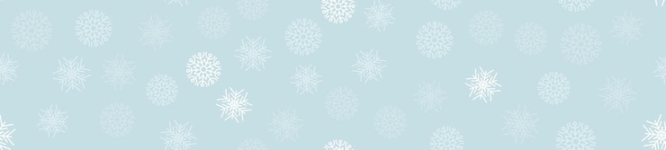 Vetor padrão de inverno sem costura com flocos de neve