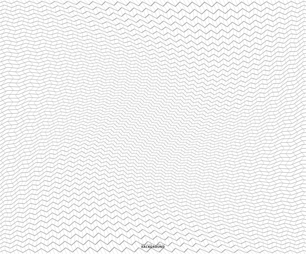 Vetor padrão de linhas em zig-zag fundo de linha ondulada ilustração vetorial de textura de onda