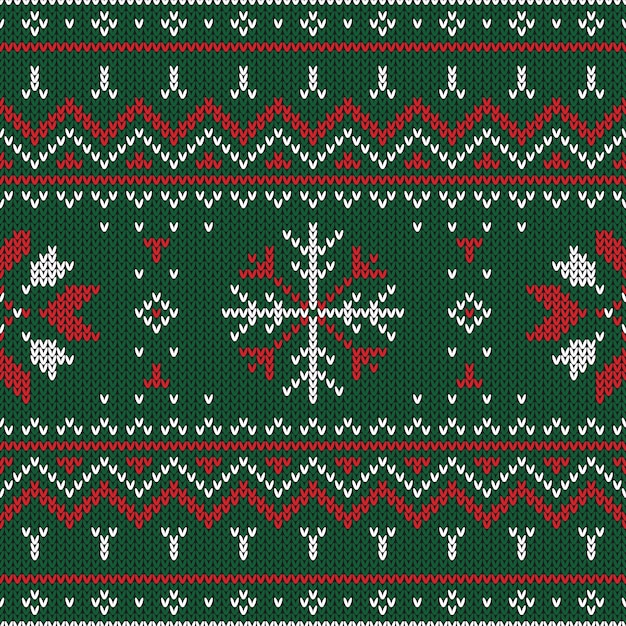 Padrão de malha de Natal.