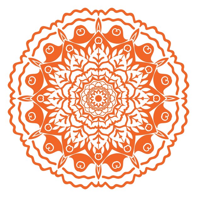 Padrão de mandala de luxo ornamental