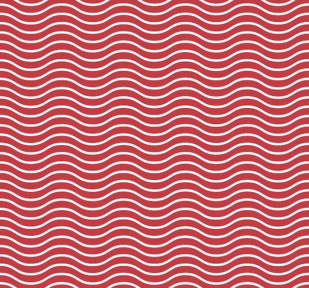 Padrão de ondas. Fundo geométrico simples. Ilustração de estilo criativo e elegante