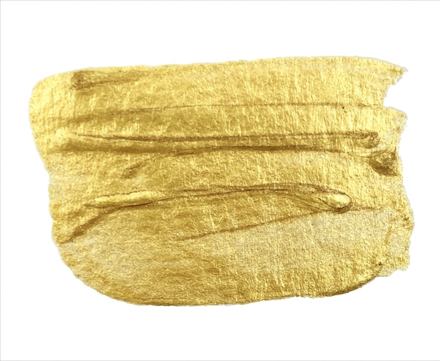 Padrão de ouro com partículas brilhantes brilhantes. Elemento de design de traçado de pincel artístico.
