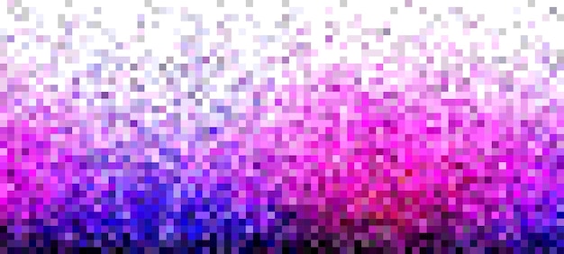 Padrão de pixel aleatório multicolorido Fundo de textura de pixels embaralhados ilustração em vetor pixel art clássico