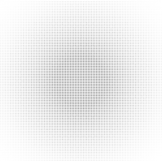 Vetor padrão de pontos de círculo de meio-tom. ilustração abstrata preta.