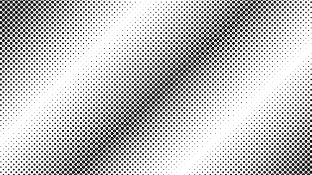 Padrão de pontos monocromáticos com efeito de gradiente e grão criando fundo geométrico abstrato