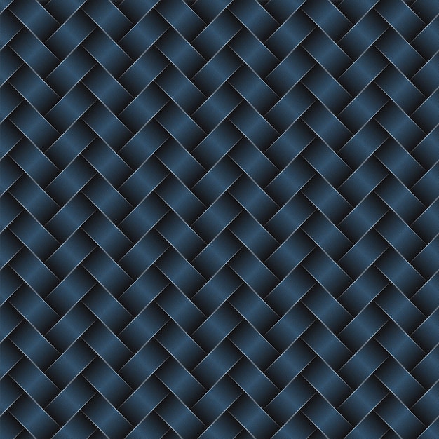 Padrão de tecelagem de fundo em cor azul