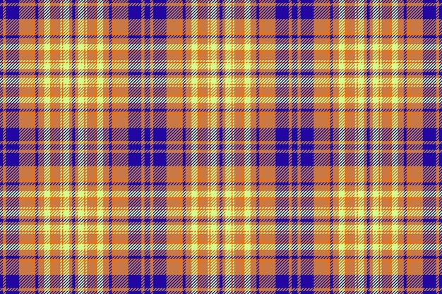 Padrão de tecido xadrez têxtil de fundo sem costura verifique a textura do vetor tartan