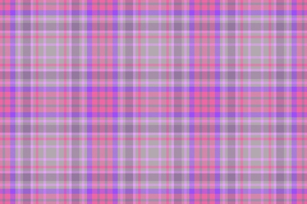 Padrão de textura de fundo de tecido tartan sem costura com uma verificação têxtil xadrez vetorial