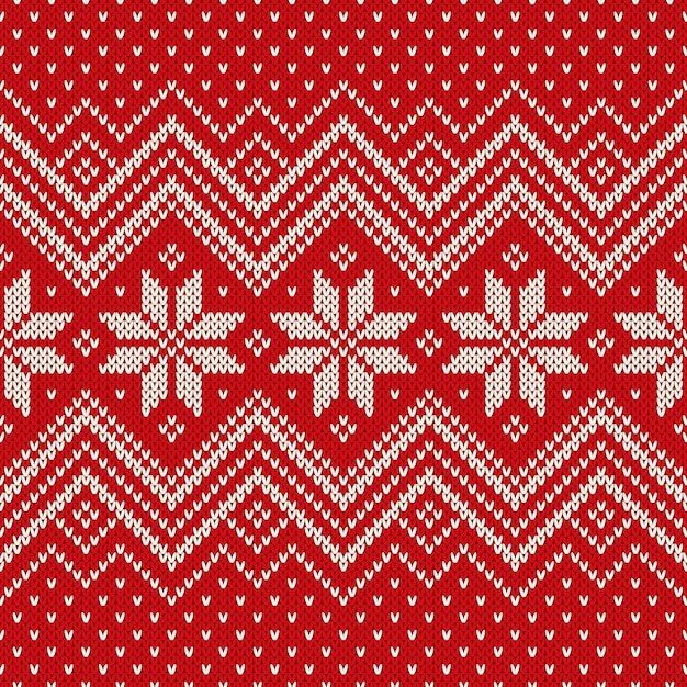 Padrão de tricô tradicional estilo fair isle. férias de inverno sem costura malha camisola design.