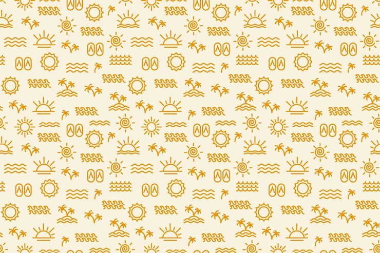 Padrão de verão sem costuras