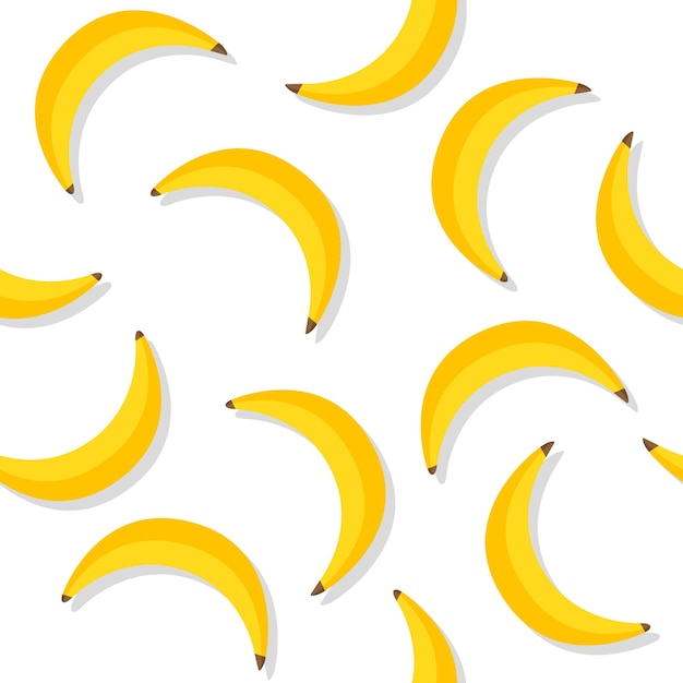 Padrão de vetor de repetição de banana