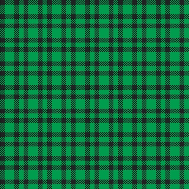 Padrão de xadrez em verde textura de tecido sem costura design de impressão têxtil tartan