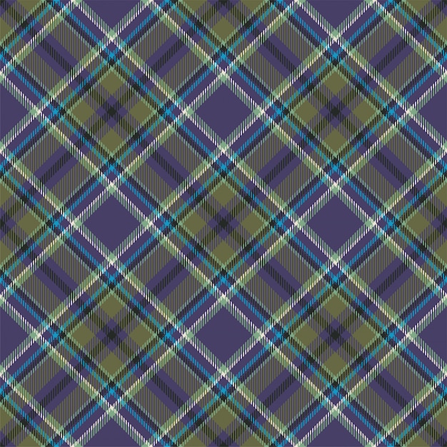 Padrão de xadrez sem costura tartan escócia. tecido de fundo retrô. textura geométrica quadrada de cor vintage cheque.