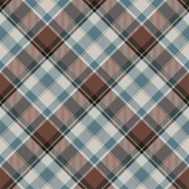 Padrão de xadrez sem costura tartan escócia. tecido retrô. cheque vintage geométrico.