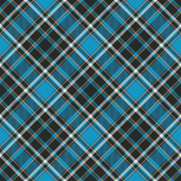 Padrão de xadrez sem costura tartan escócia. textura geométrica quadrada de cor vintage cheque.