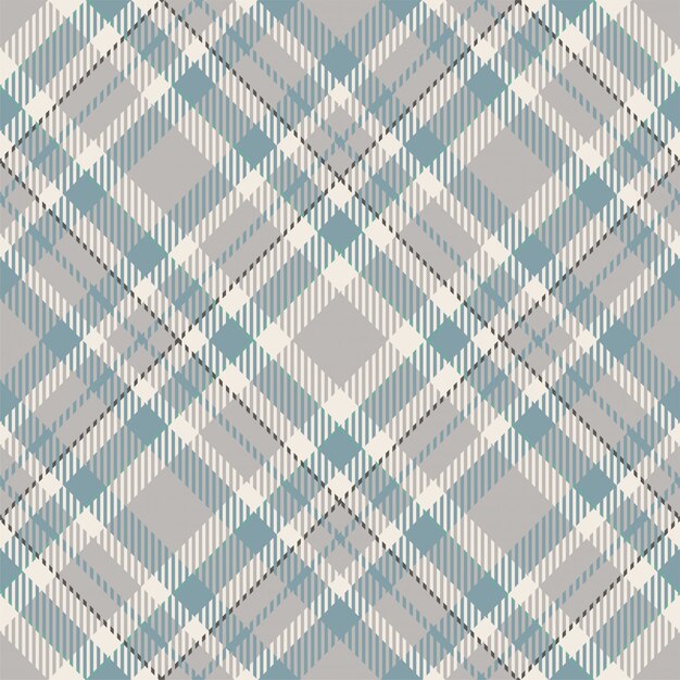 Padrão de xadrez sem costura tartan escócia. textura geométrica quadrada de cor vintage cheque.