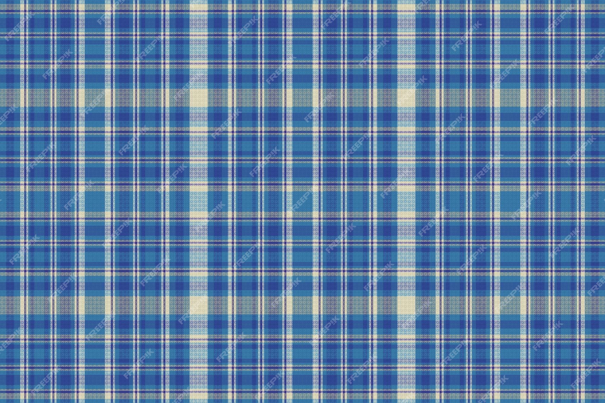 tartan xadrez padronizar dentro azul- impressão tecido textura