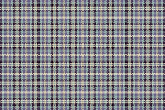 Padrão de xadrez tartan com textura e cor retrô ilustração vetorial