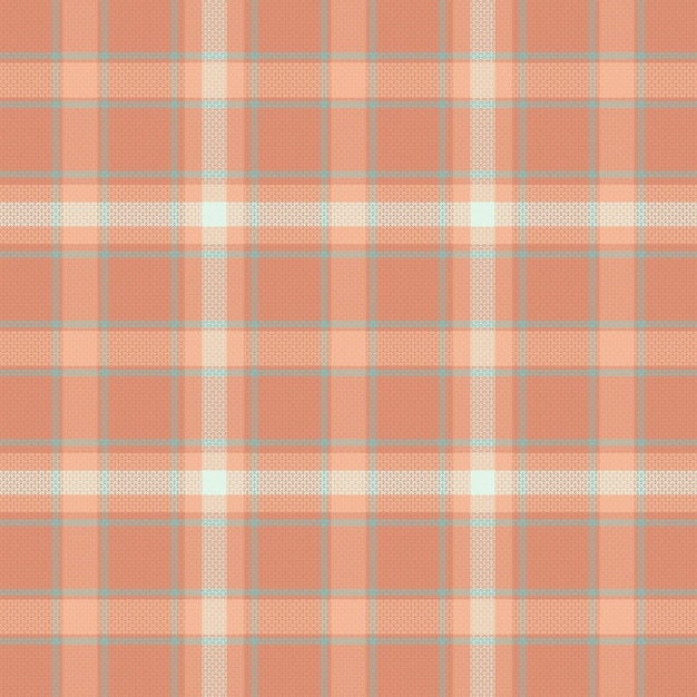 Padrão de xadrez tartan sem costura com textura e cor pastel ilustração vetorial