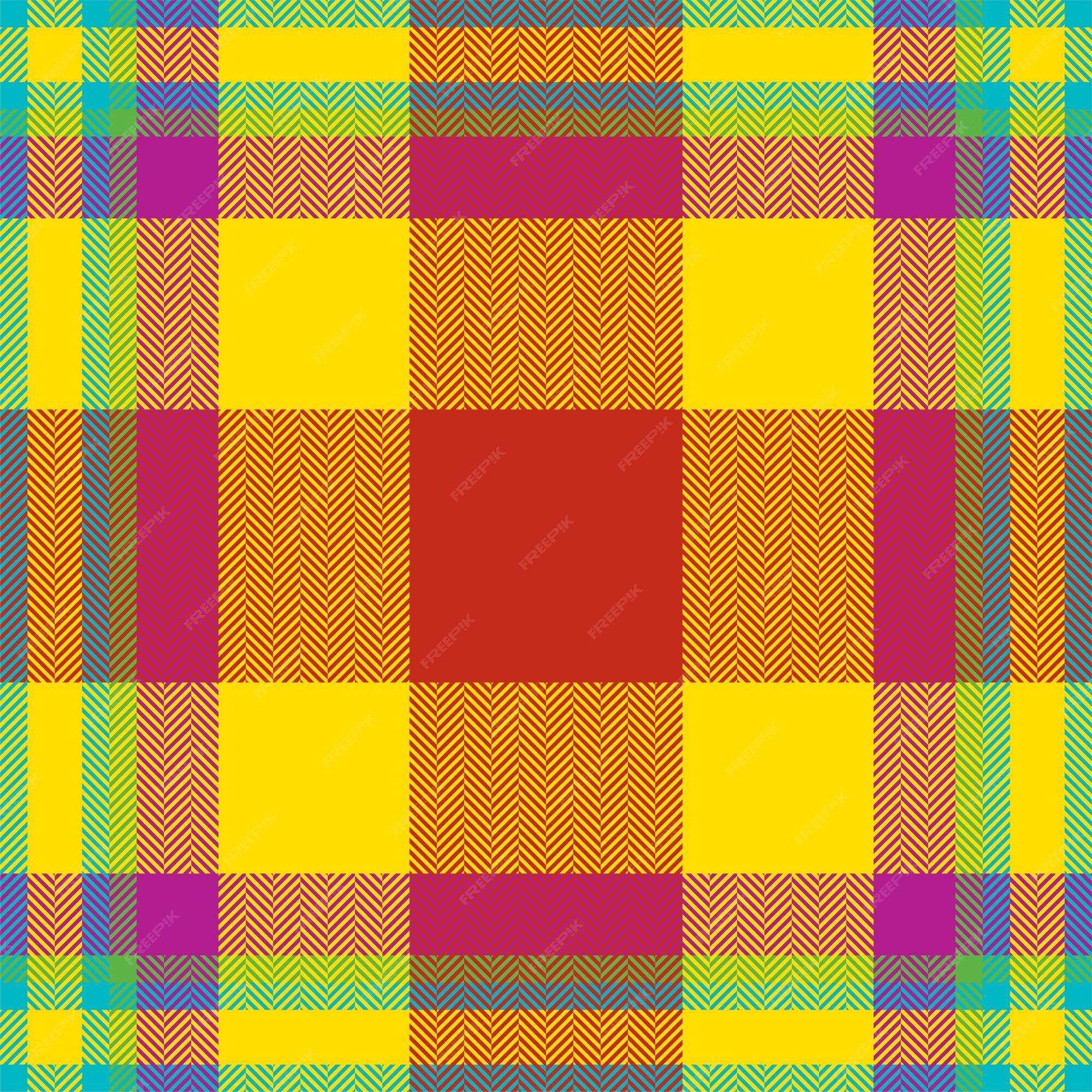 Padrão de xadrez xadrez textura de tecido sem costura design de impressão  têxtil tartan