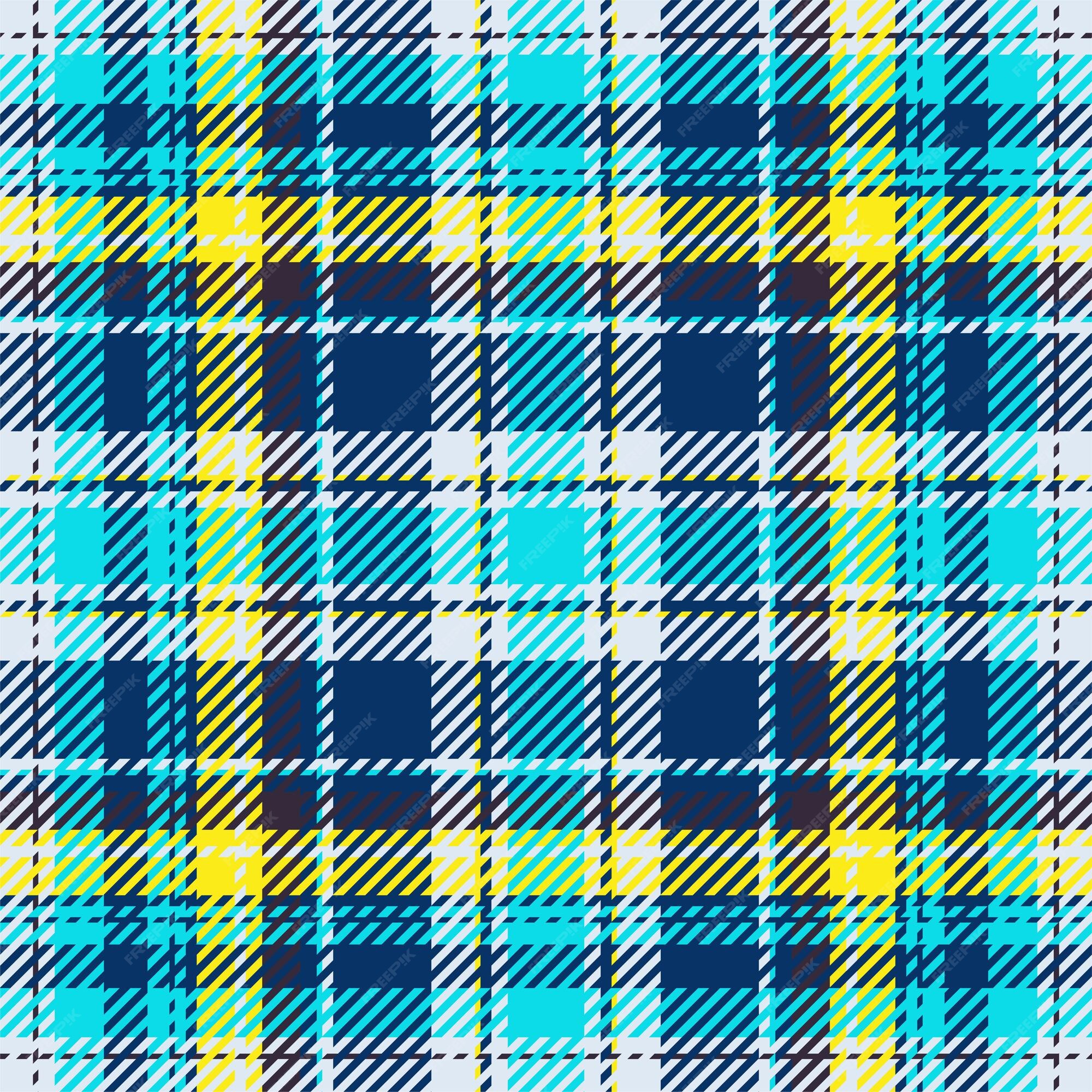 Padrão de xadrez xadrez textura de tecido sem costura design de impressão  têxtil tartan