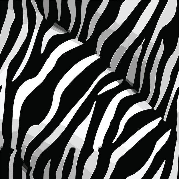 Vetor padrão de zebra abstrato colorido sem costura