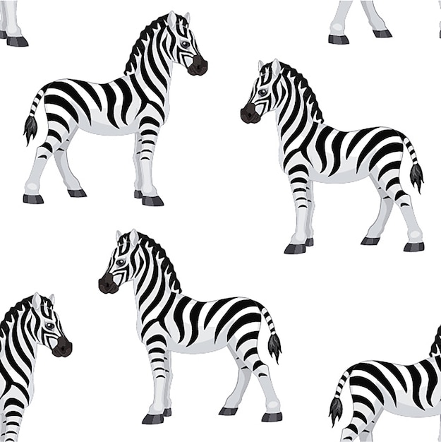 Padrão de zebra. padrão sem emenda.