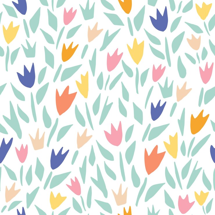 Vetor padrão decorativo sem costura fundo repetitivo impressão de papel de parede em azulejos