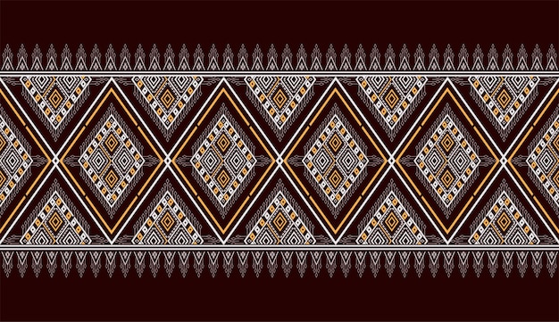 Padrão étnico geométrico padrão de design tradicional usado para saia, tapete, papel de parede, roupas