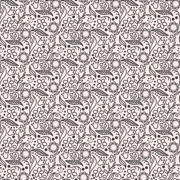 padrão floral estampa pequena