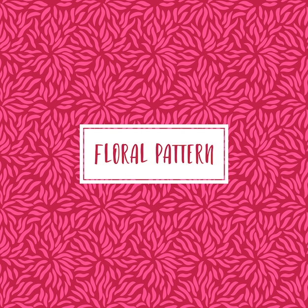 Vetor padrão floral rosa