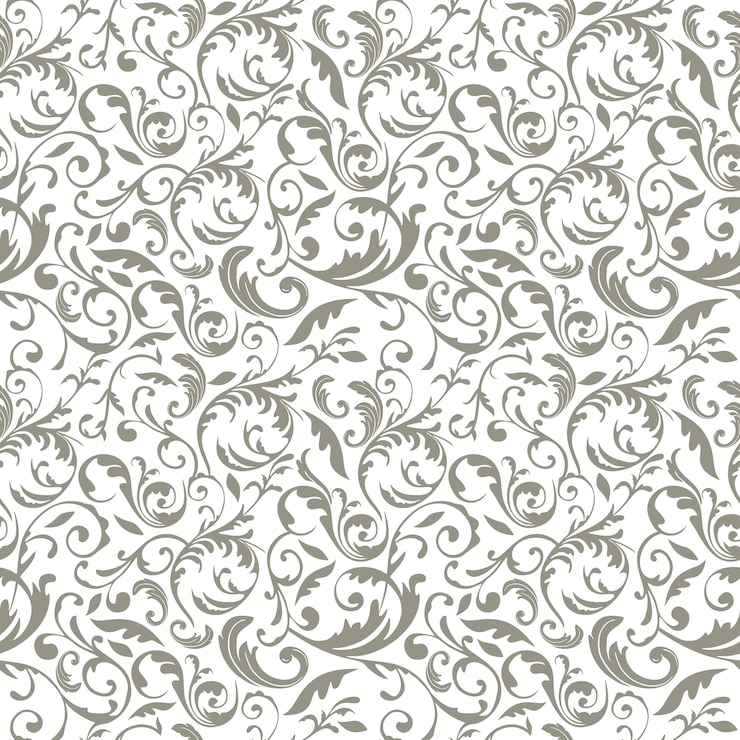Vetor padrão floral sem emenda do fundo decorativo do vintage