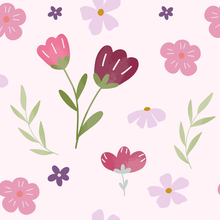Vetor padrão floral
