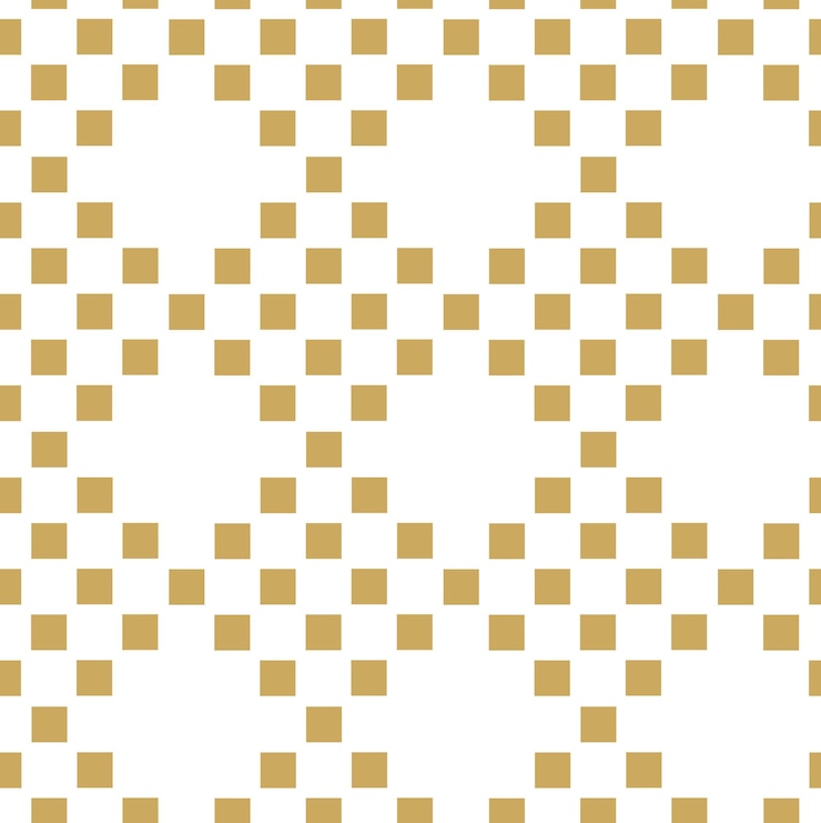 Vetor padrão geométrico abstrato com cruzes linhas de listras fundo vetorial sem costura branco e dourado