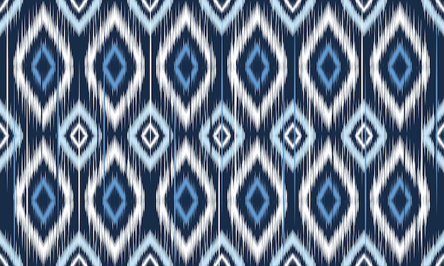 Padrão geométrico étnico oriental ikat tradicional
