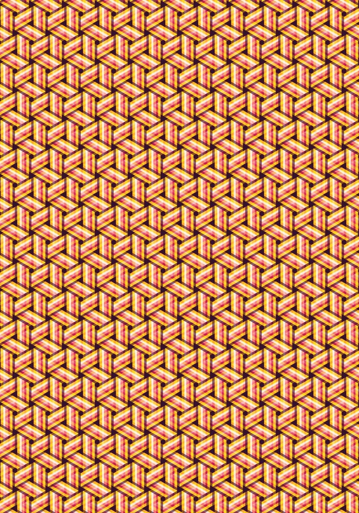 Vetor padrão geométrico hexagonal