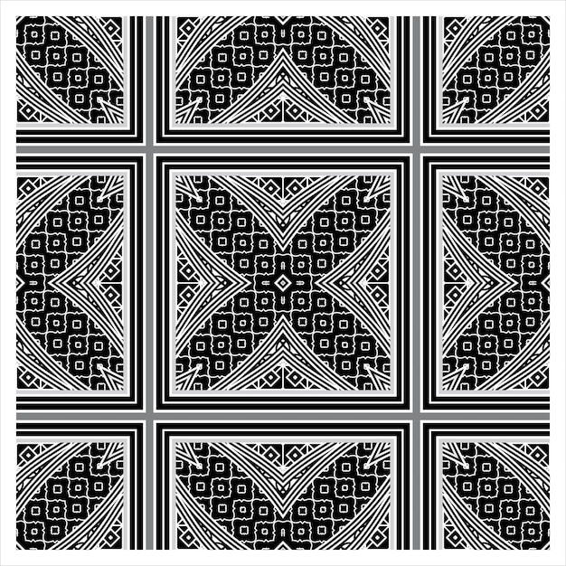 Padrão geométrico sem costura vetor sem costura Abstracto Padrões simétricos azulejos geométricos Design