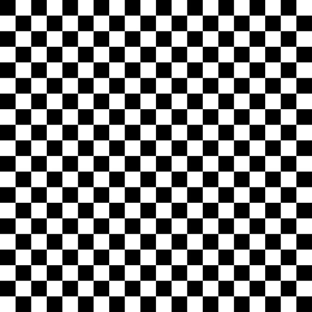 Padrão geométrico vetorial livre em preto e branco