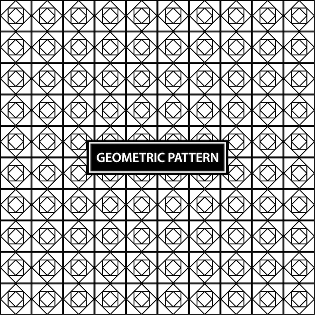 Vetor padrão geométrico