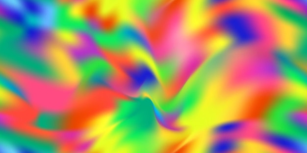 Padrão holográfico abstrato colorido sem costura cenário holográfico de arco-íris iridescente