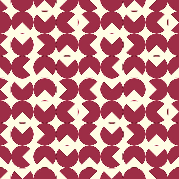 Padrão infinito de vetor composto com formas geométricas. Telha gráfica com textura ornamental pode ser usada em têxtil e design.