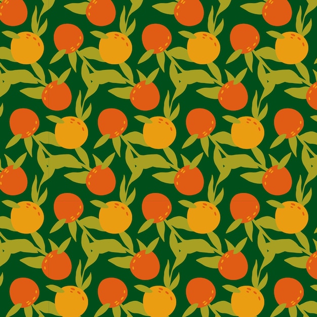 padrão natural com fruta laranja