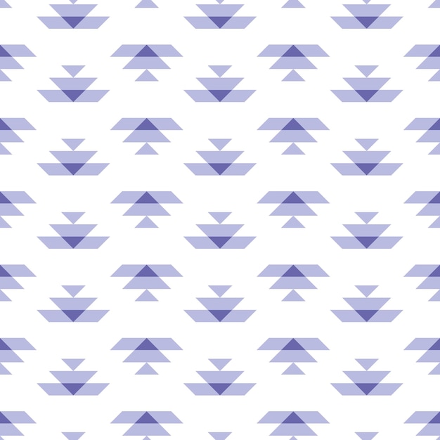 Padrão perfeito com design asteca roxo