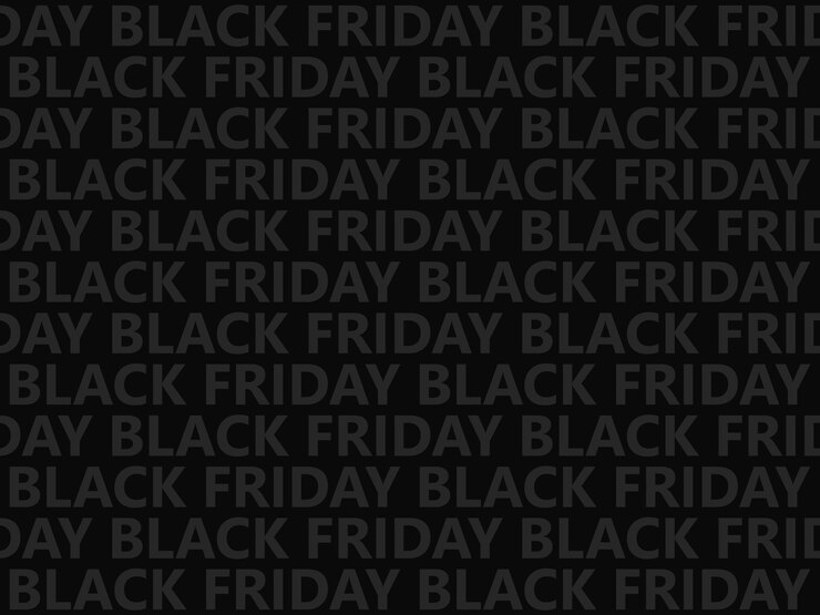 Vetor padrão perfeito de black friday para promoção, publicidade online ou de moda, mídia social