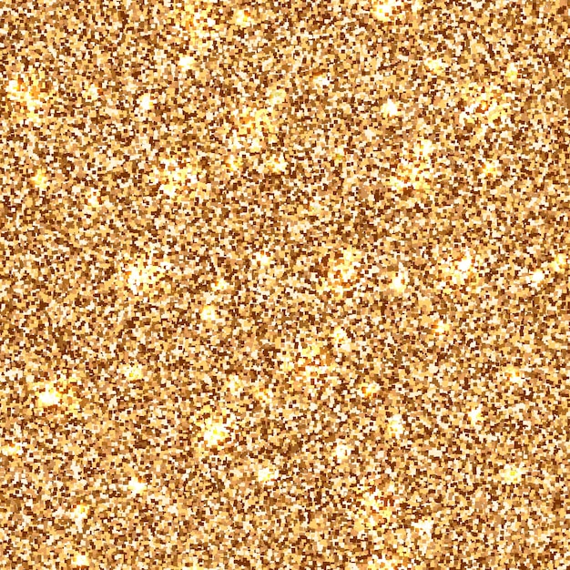 Padrão sem costura de bronze de moda com brilhos luxo e textura metálica brilhante com brilho dourado ilustração vetorial amarela abstrata de fundo brilhante dourado