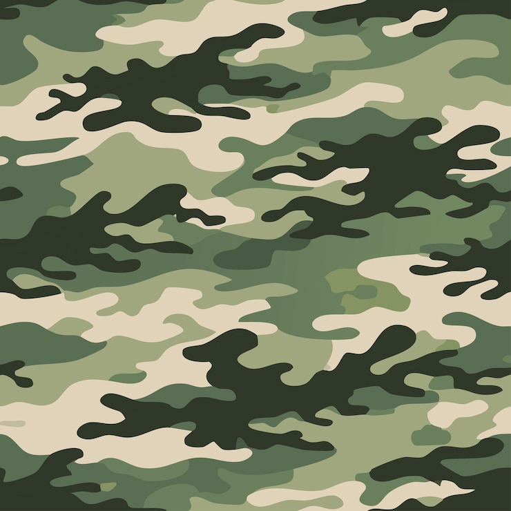 Padrão sem costura de camuflagem
