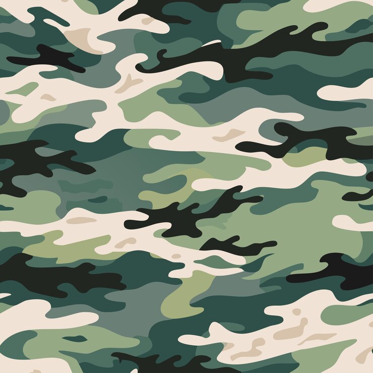 Padrão sem costura de camuflagem